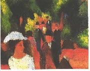 August Macke Parkway oil on canvas